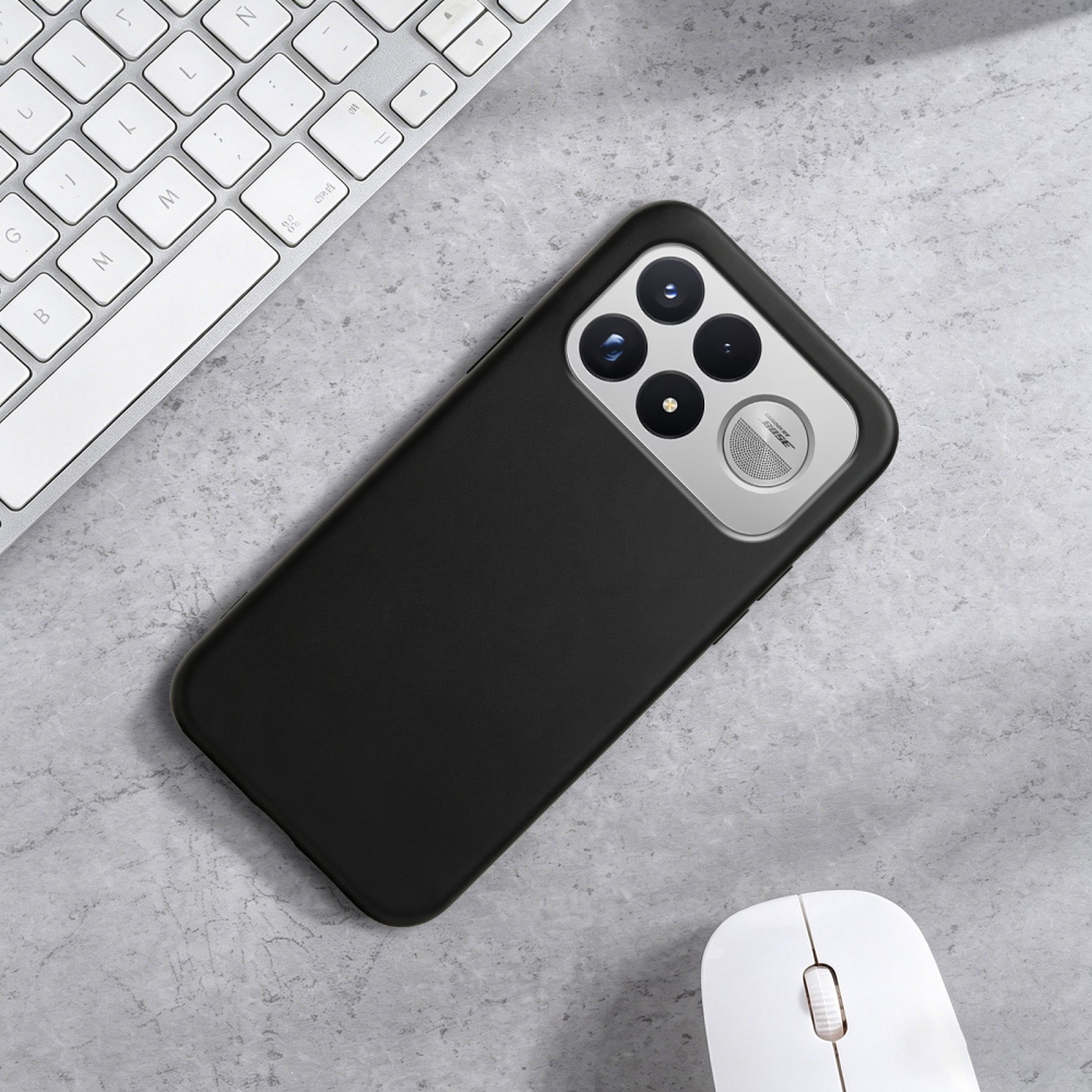 Matt gél tok a Xiaomi Poco F9 Ultra/F8 Ultra 5G mobiltelefonhoz – fekete
