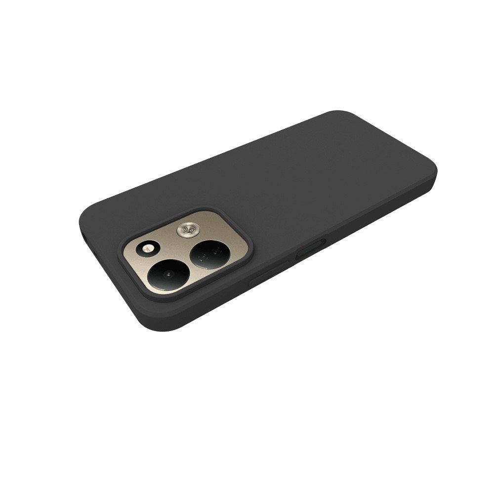 Matt gél tok a Xiaomi Redmi 17 4G/5G mobiltelefonhoz – fekete