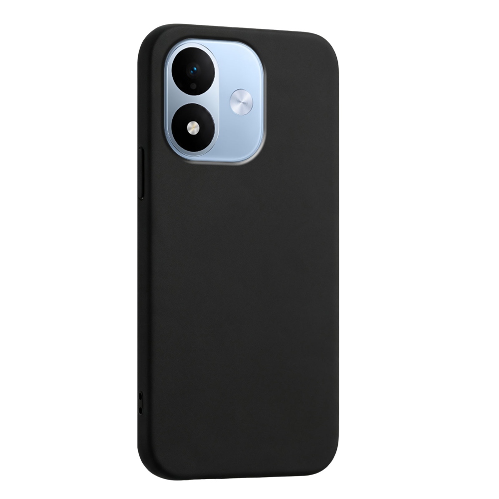 Matt gél tok a Xiaomi Redmi Note 17 4G/5G mobiltelefonhoz – fekete