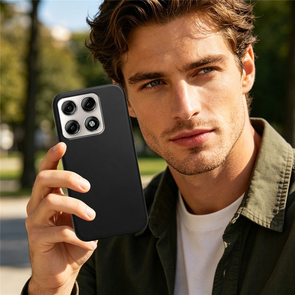 Matt gél tok a Motorola Edge 70 Pro 5G-hez – fekete