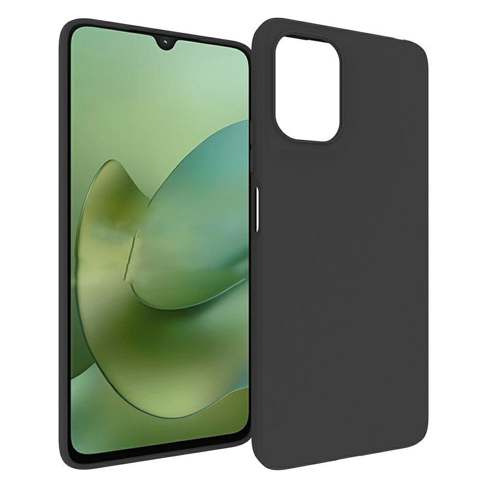 Matt zselés tok Motorola Moto G06/G06 Power készülékhez - fekete