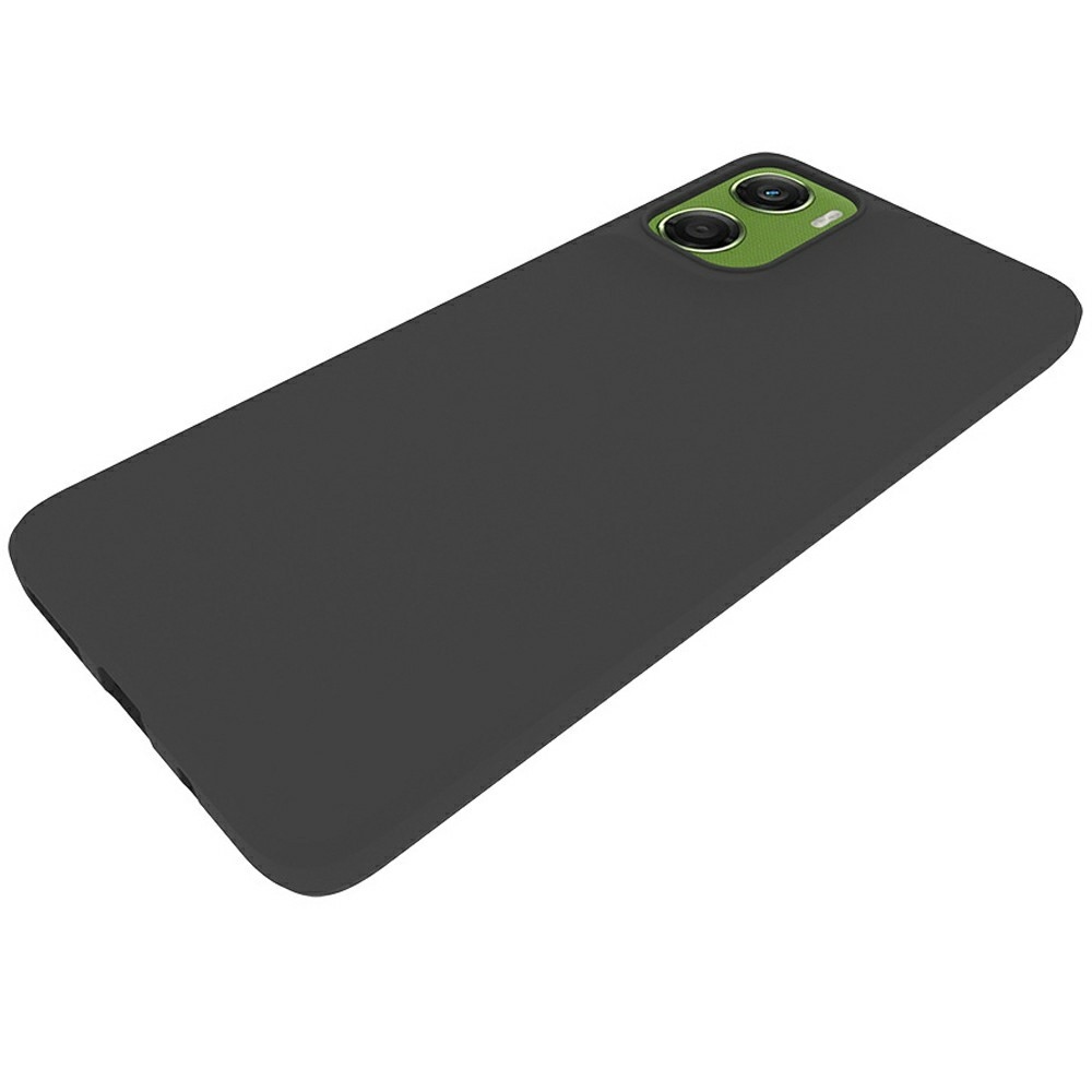 Matt zselés tok Motorola Moto G06/G06 Power készülékhez - fekete