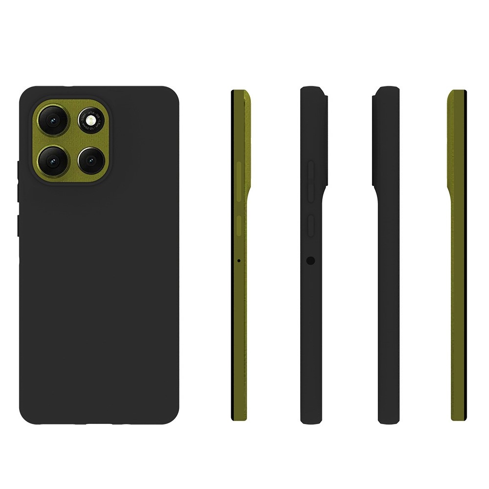 Matt gél tok a Motorola Moto G86 5G-hez – fekete