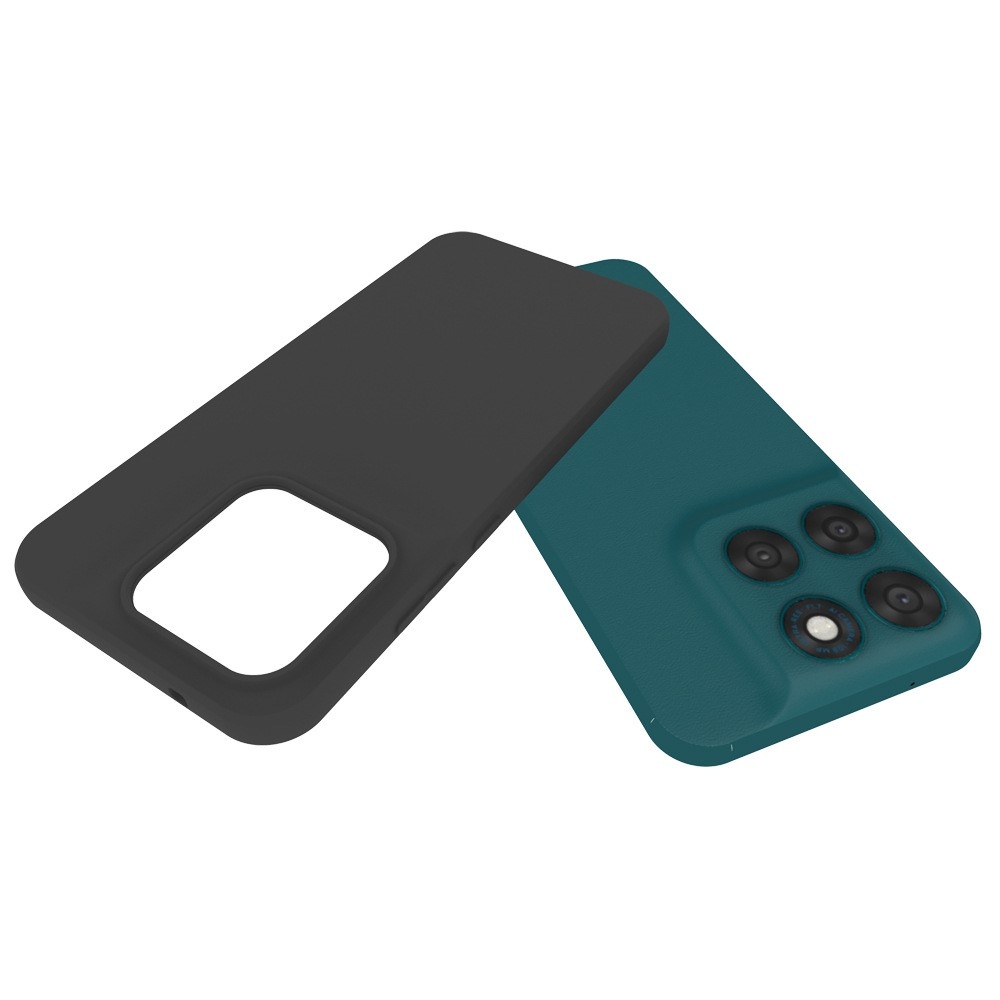 Matt gél tok a Motorola Moto G87 5G/G77 5G/G67 5G készülékekhez – fekete