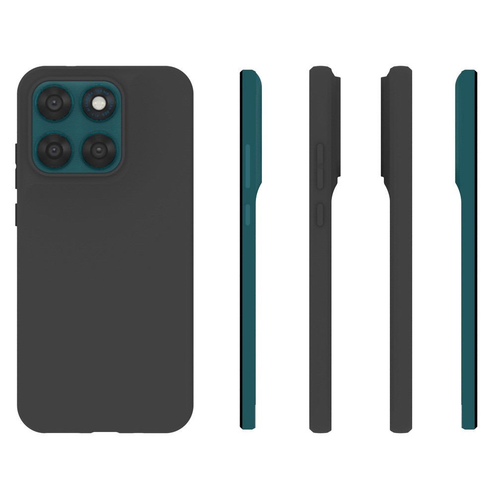 Matt gél tok a Motorola Moto G87 5G/G77 5G/G67 5G készülékekhez – fekete