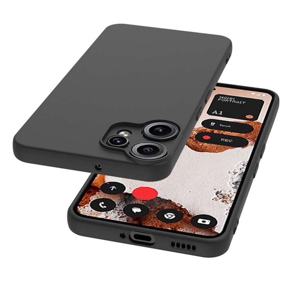 Matt zselés tok Nothing CMF Phone 2 Pro készülékhez - fekete