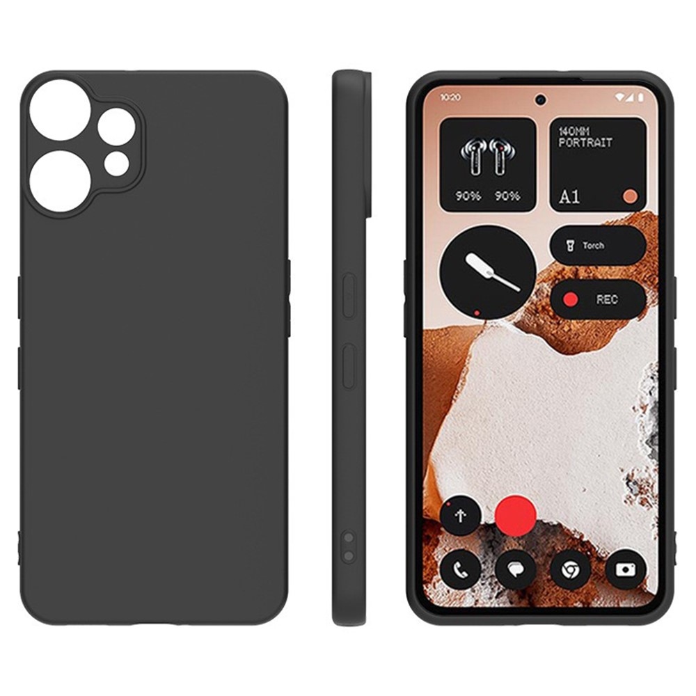 Matt zselés tok Nothing CMF Phone 2 Pro készülékhez - fekete