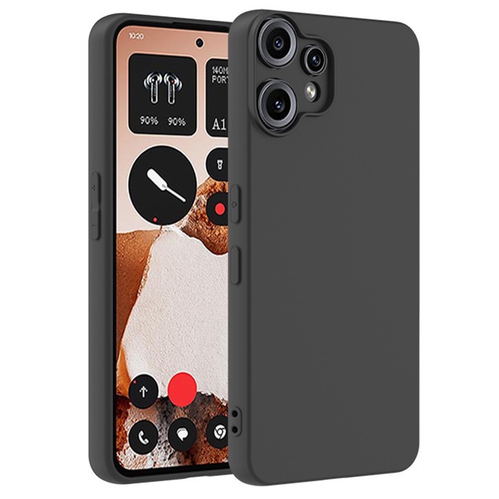 Matt zselés tok Nothing CMF Phone 2 Pro készülékhez - fekete