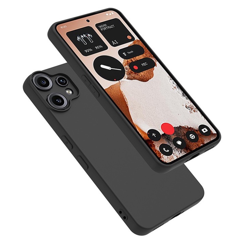 Matt zselés tok Nothing CMF Phone 2 Pro készülékhez - fekete