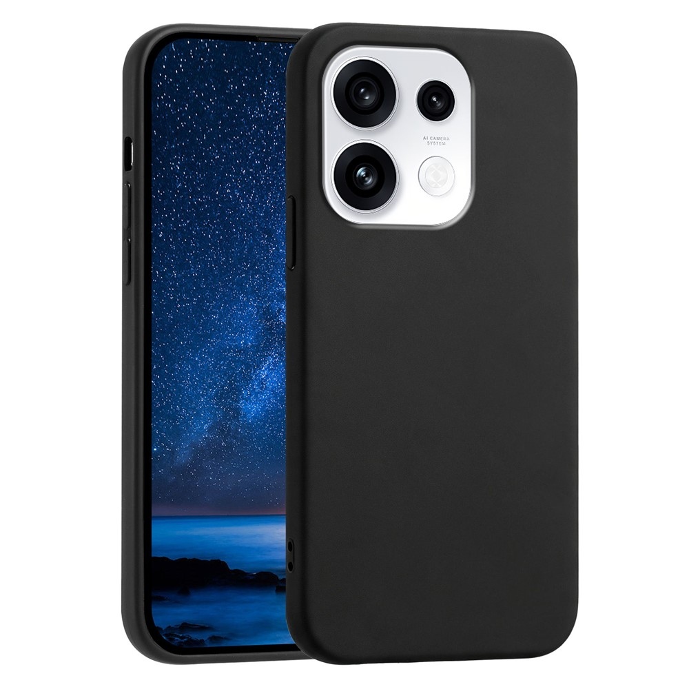 Matt gél tok az Oppo Reno 16 Pro 5G/Oppo Reno 16 5G készülékhez – fekete