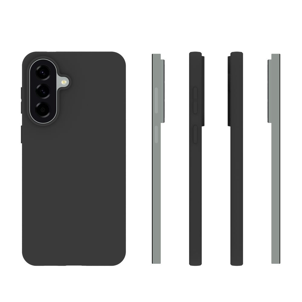 Matt zselés tok Samsung Galaxy A57 5G készülékhez - fekete