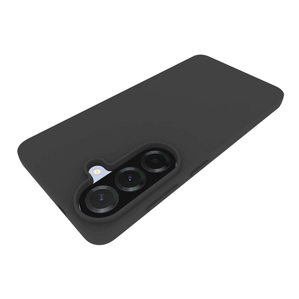 Matt zselés tok Samsung Galaxy S26/S26 Pro készülékhez - fekete