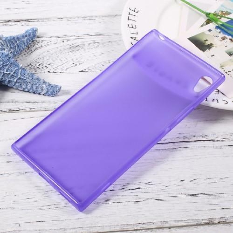 Matt zselés tok Sony Xperia XA1 Ultra készülékhez - lila