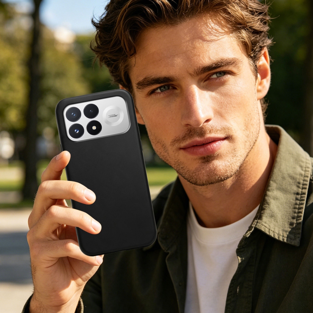 Matt gél tok a Xiaomi Poco F9 Pro 5G-hez – fekete