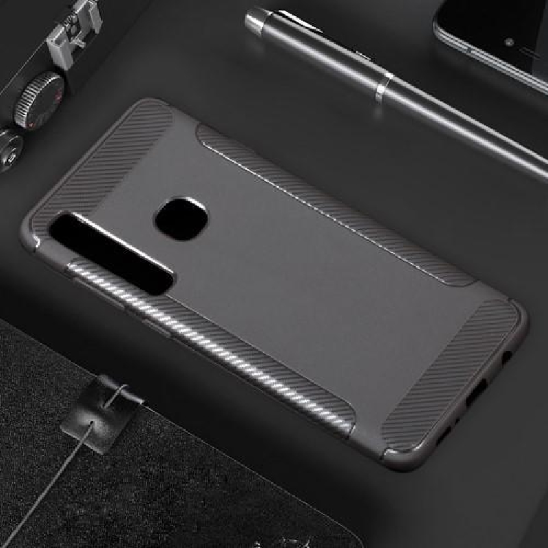 Matt szilikon tok Samsung Galaxy A9 készülékhez - szürke