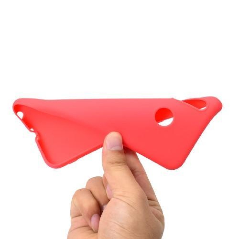 Matt szilikon tok a Honor Play-hez - piros