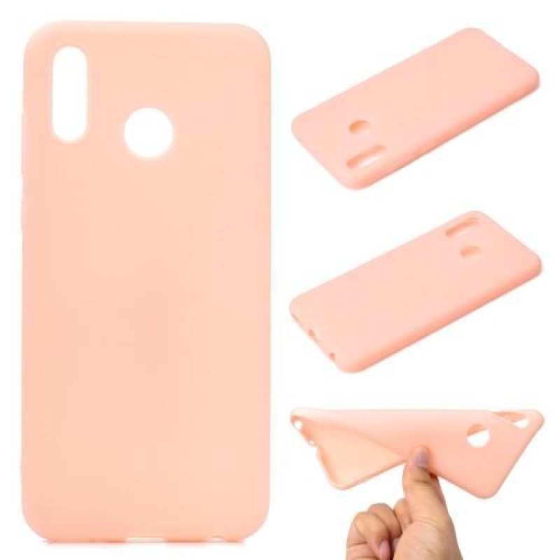 Matt szilikon tok a Honor Play-hez - rózsaszín