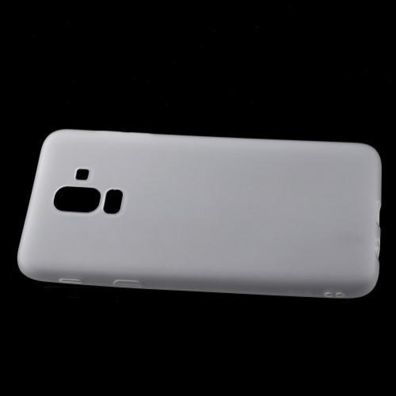 Matt, nyomtatásgátló szilikon tok Samsung Galaxy A6+ (2018) - átlátszó