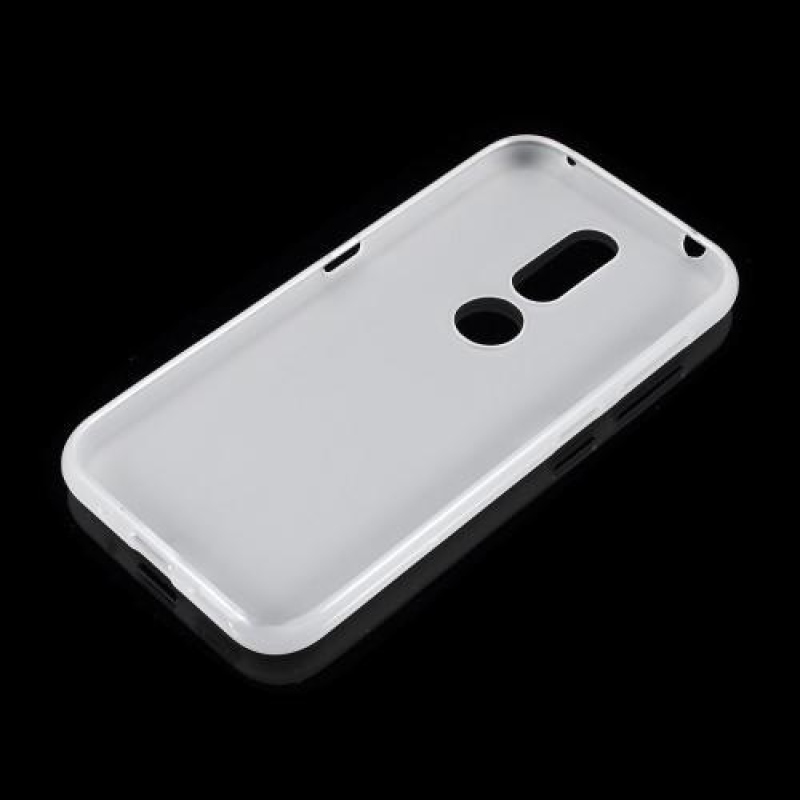 Matt zselés tok Nokia 4.2 készülékhez - fehér