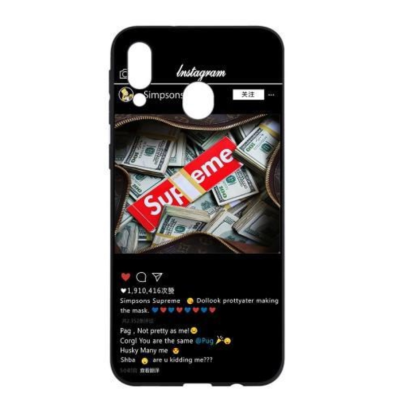Matt zselés tok Samsung Galaxy A30 készülékhez - instagram