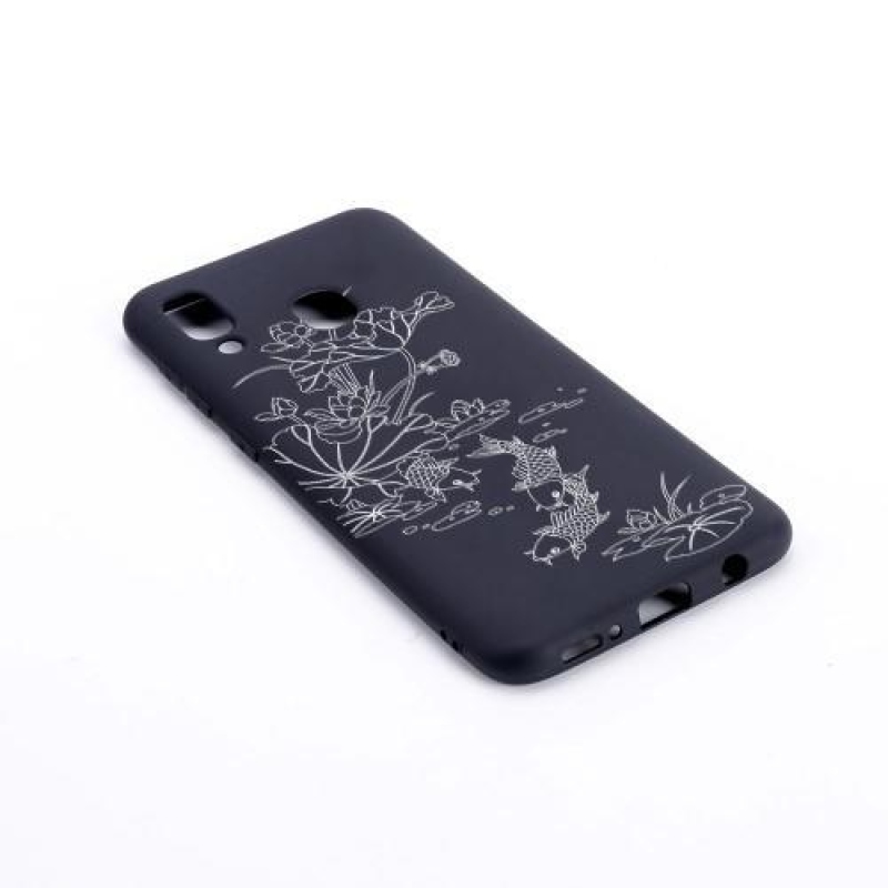 Matt gél tok mobil Samsung Galaxy A30 - hal