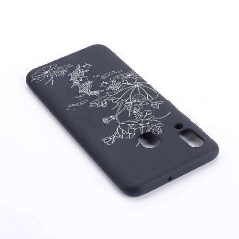 Matt gél tok mobil Samsung Galaxy A30 - hal