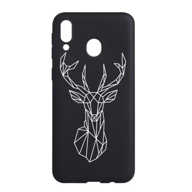 Matt zselés tok mobil Samsung Galaxy A30 - rénszarvas