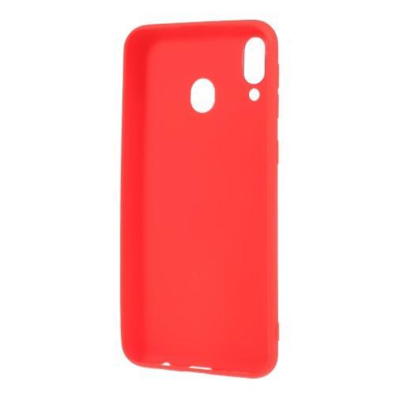 Matt zselés tok Samsung Galaxy M20 készülékhez - piros