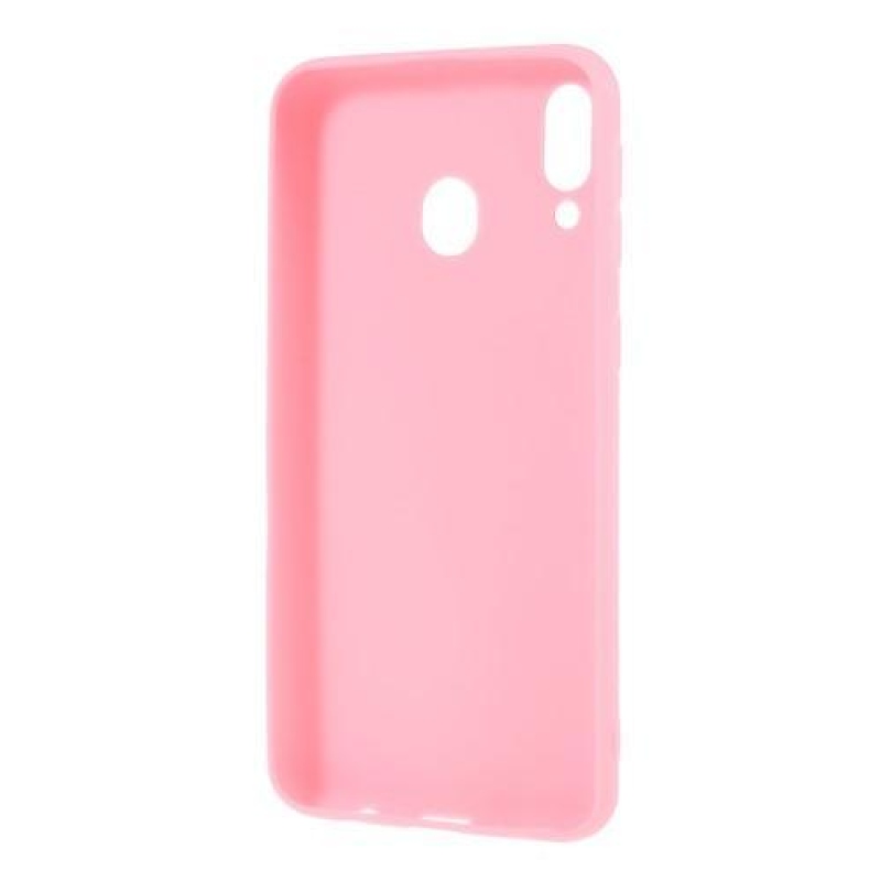 Matt zselés tok Samsung Galaxy M20 készülékhez - rózsaszín