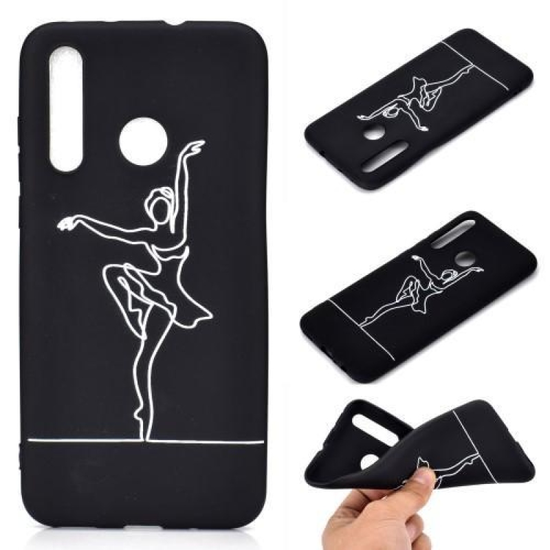 Matt zselés képhüvely Honor 20 Lite/Honor 20e - balett-táncos lányhoz