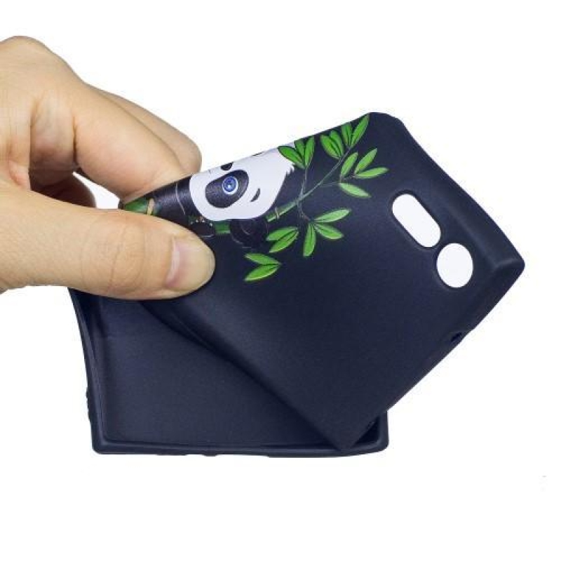 Matty zselés tok Sony Xperia XZ-hez - panda a bambuszon