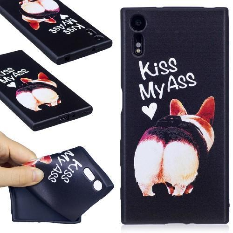 Matty zselés tok Sony Xperia XZ készülékhez - malacka