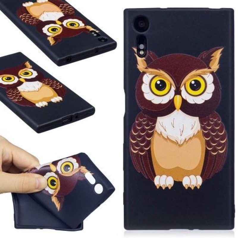 Matty zselés tok Sony Xperia XZ készülékhez - bagoly