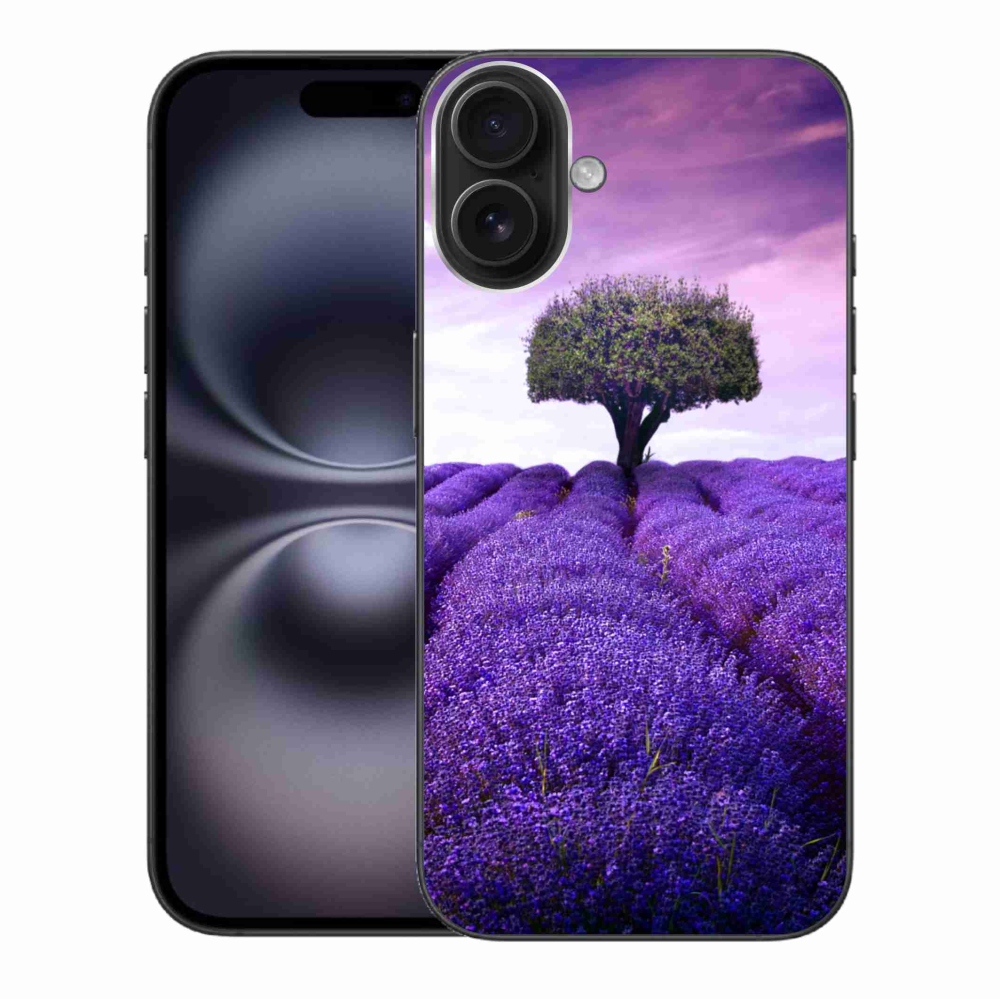 Gél védőhuzat mmCase iPhone 16 Plus készülékhez - levendula rét