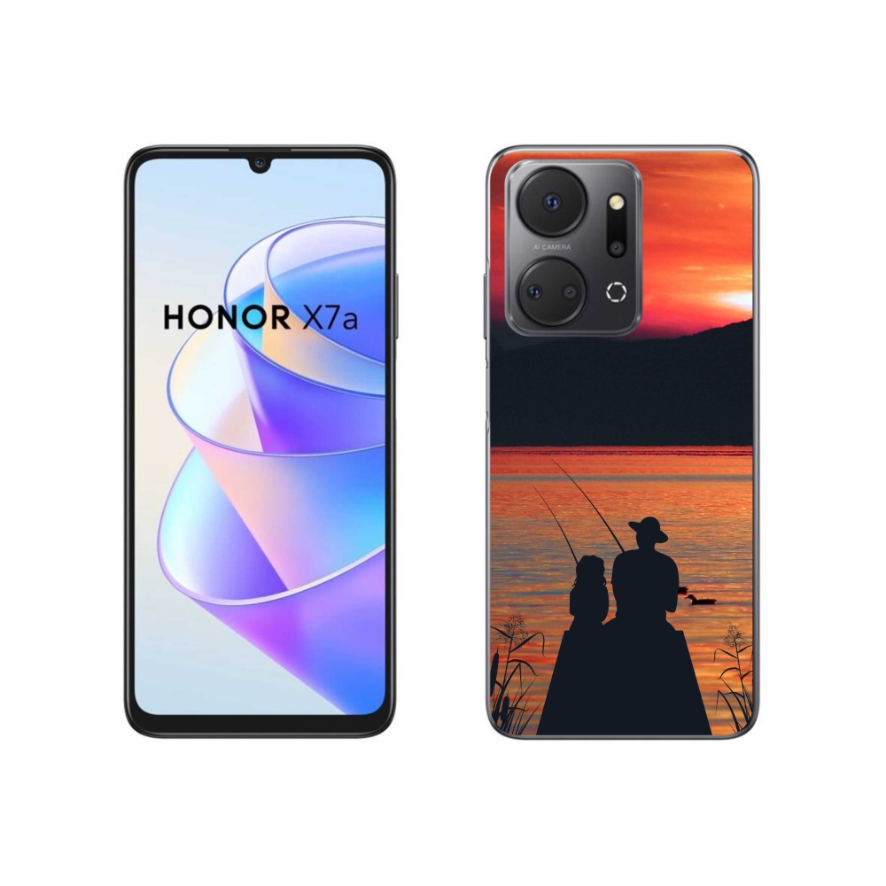 Zselés borítás mmCase a Honor X7a számára - halászat 3