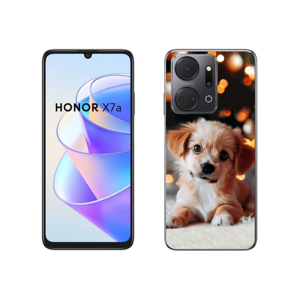 Zselés borítás mmCase a Honor X7a készülékhez - kölyökkutyakék