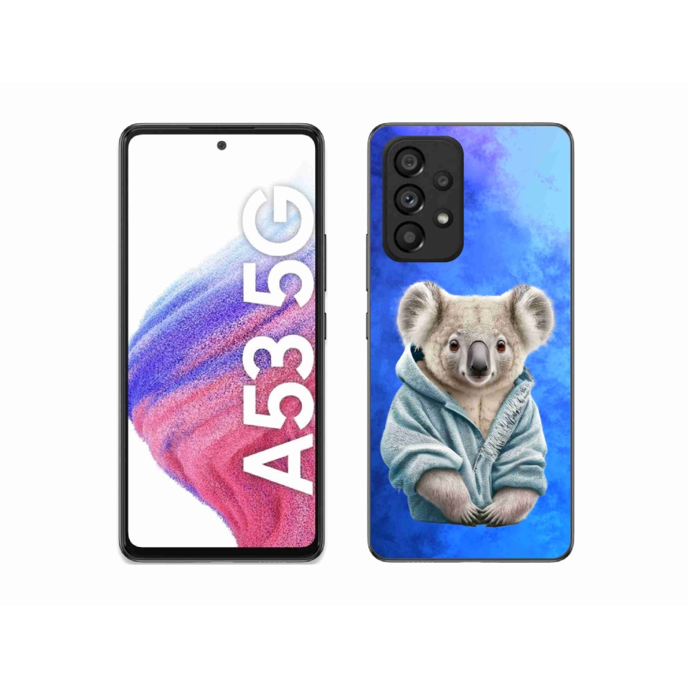 Zselés borítás mmCase Samsung Galaxy A53 5G - koala pulóverben