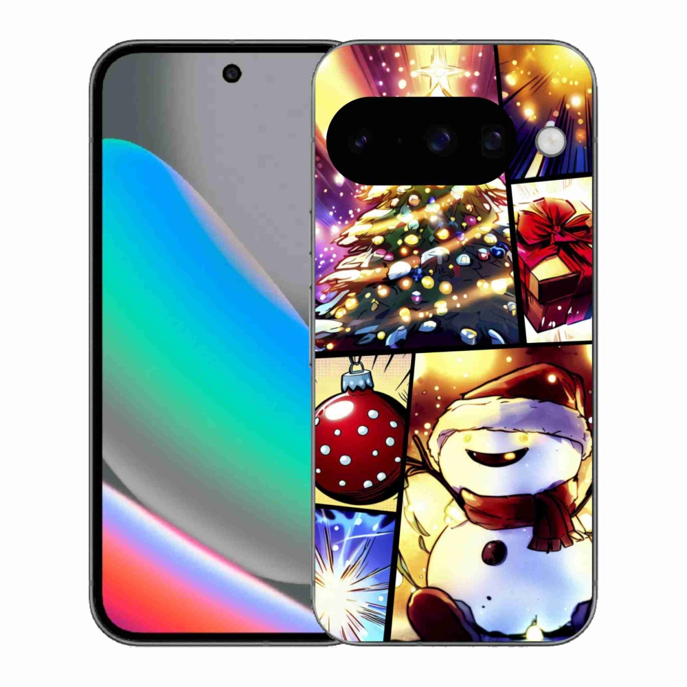 Gél borítás mmCase a Google Pixel 10 számára - karácsonyi motívumok 1
