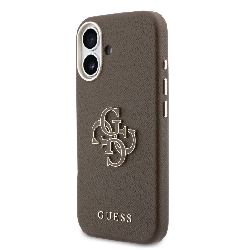 Guess PU gyanta logós hátlap iPhone 17 barna színű iPhone 17-hez