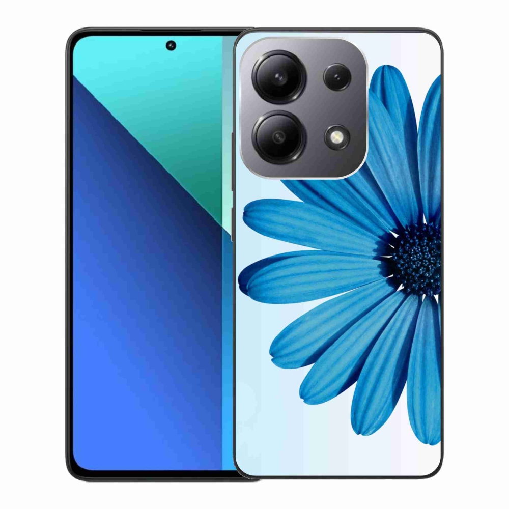Gél tok mmCase a Xiaomi Redmi Note 13-hoz - kék százszorszép
