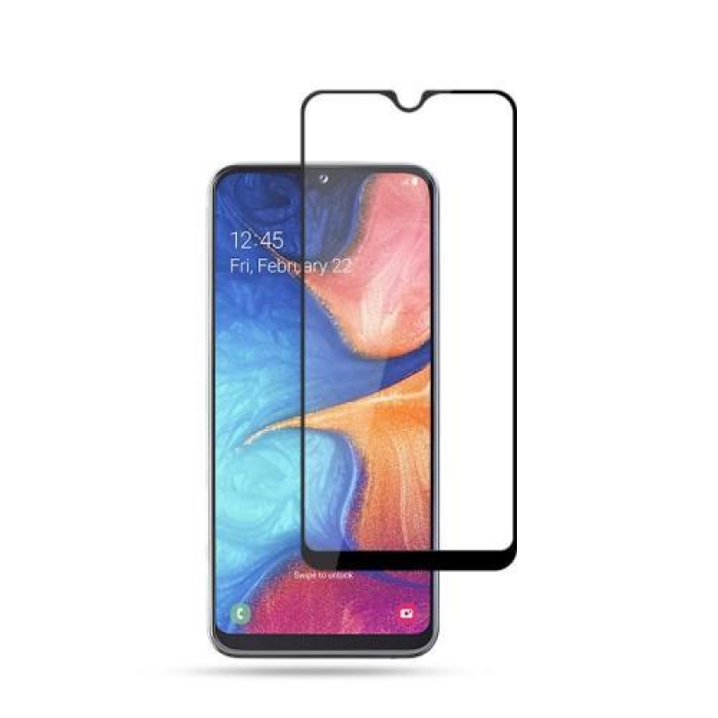 MCL teljes képernyős edzett üveg a Samsung Galaxy A20e készüléken