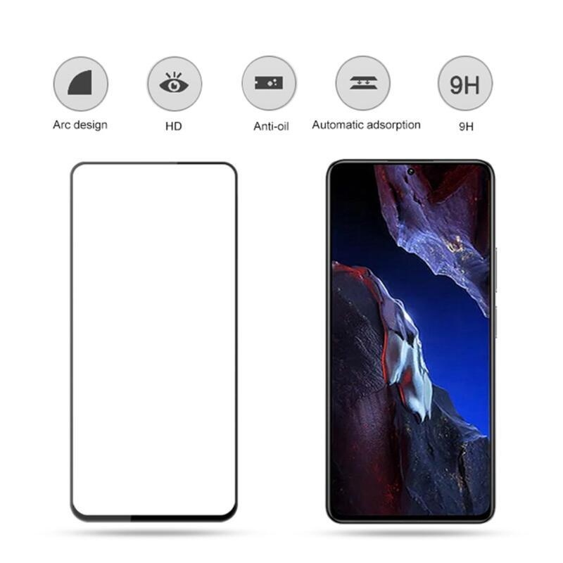 MCL teljes képernyő edzett üveg a Xiaomi Poco F5 Pro készüléken