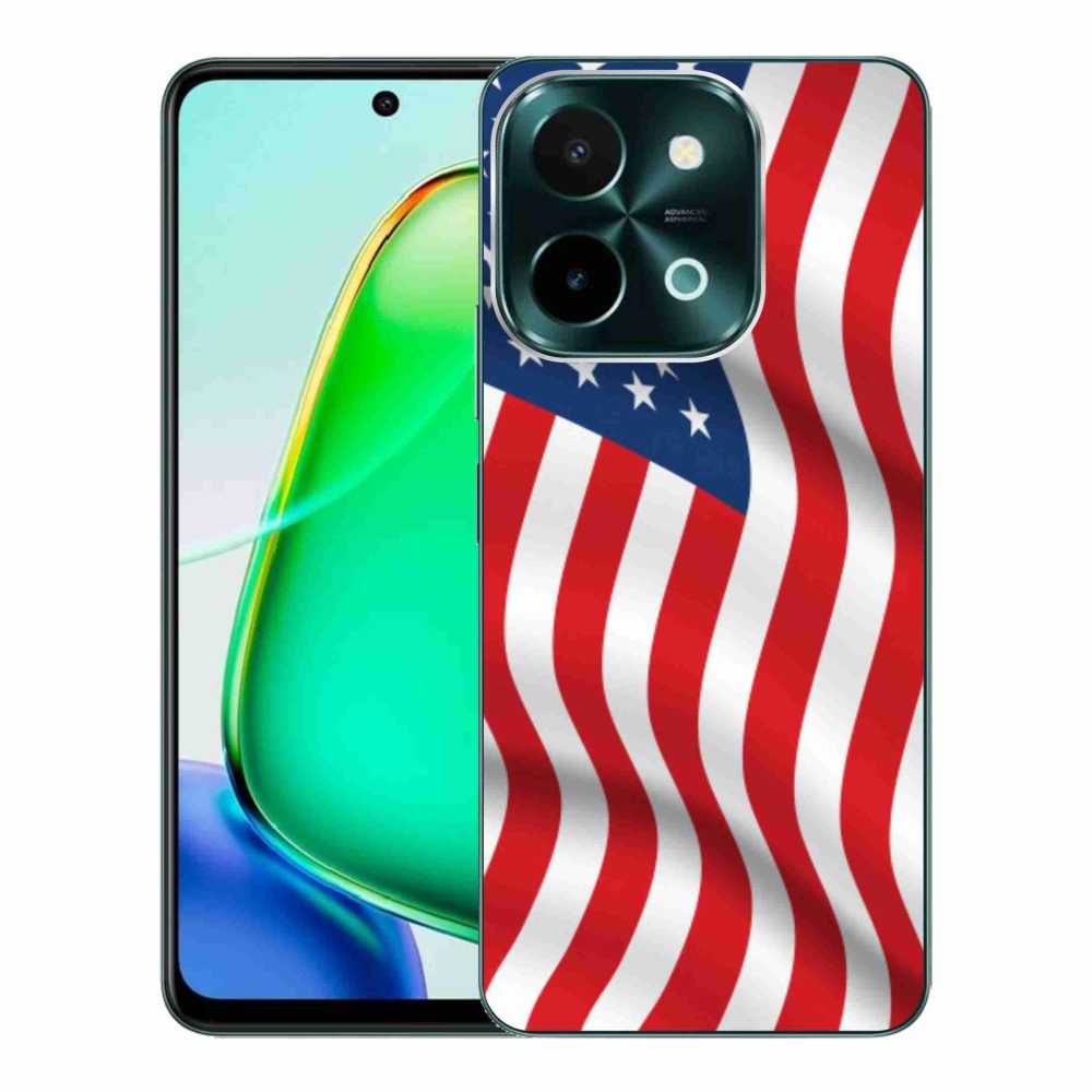 Zselés borítás mmCase a Vivo Y28-hoz - amerikai zászló