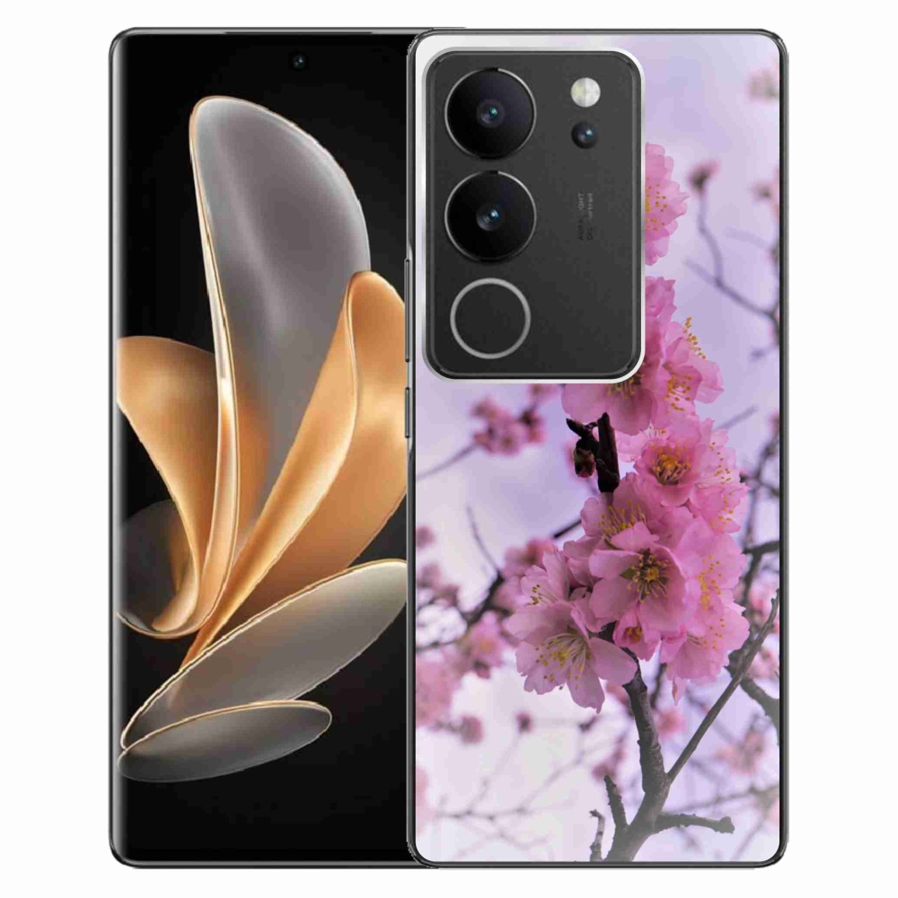 Gél borító mmCase a Vivo V29 5G készülékhez - virágok 7