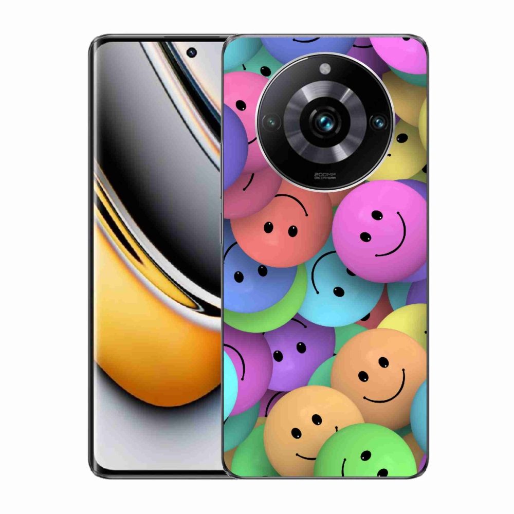 Gél borítás mmCase a Realme 11 Pro/11 Pro+ készülékhez - színes smiley-kkal