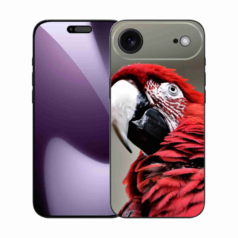 Zselés borítás mmCase iPhone 17 Air készülékhez - papagáj ara piros