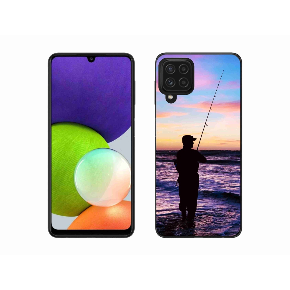 Gél védőburkolat mmCase Samsung Galaxy A22 4G - halászat 1