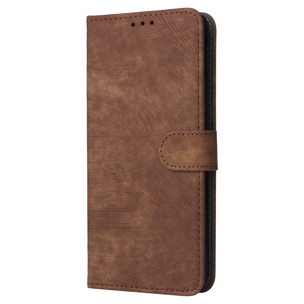 RFID könyvtáska Xiaomi Redmi Note 14S/Note 13 Pro 4G/Poco M6 Pro - barna színben