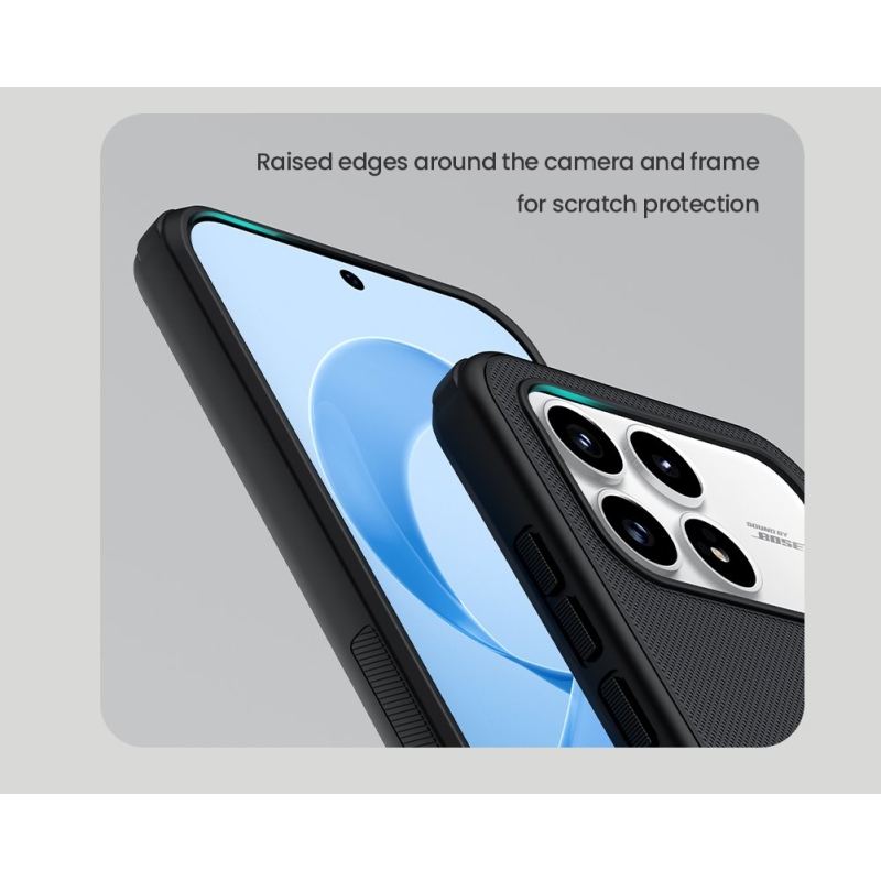 Nillkin Super Frosted PRO mágneses hátlap a Poco F8 Pro számára Fekete