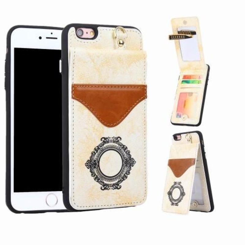 Meek zselés tok állvány funkcióval iPhone 6 Plus és iPhone 6s Plus készülékhez - fehér